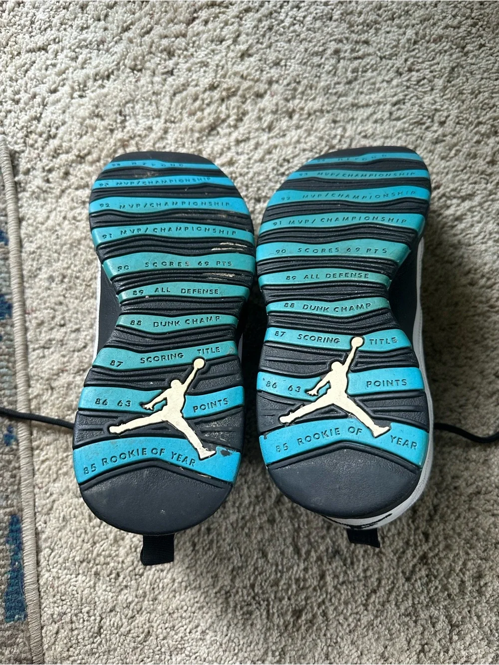 Powder Blue Air Jordan 10’s Retro - Mens 12 (2013)